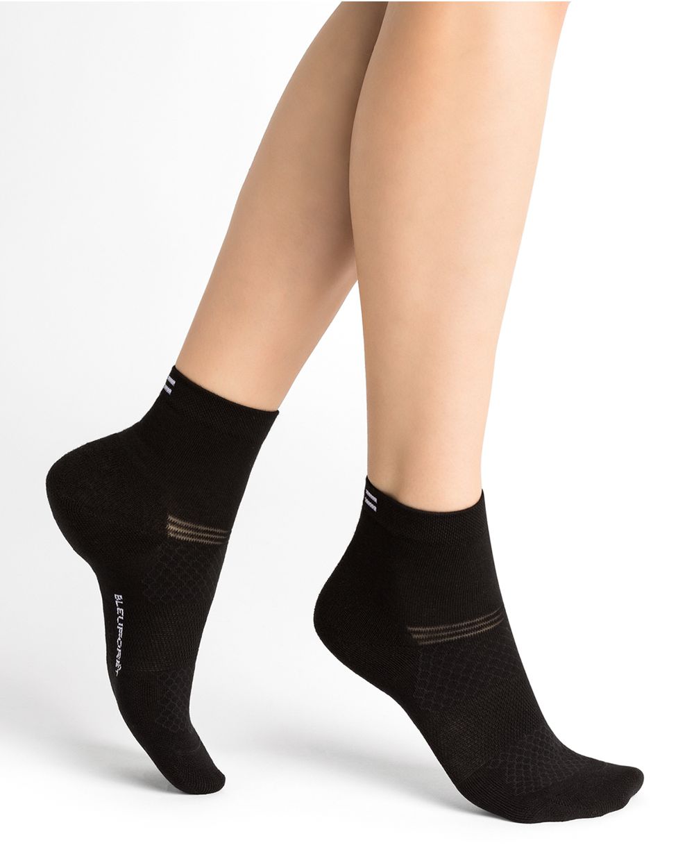 Bleuforet- Dynamic Short Socks Black/White - 6180