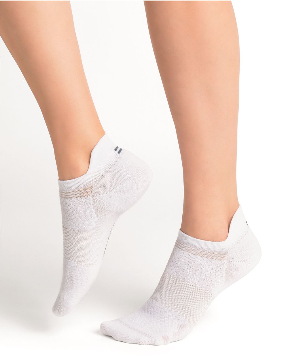 Bleuforet- Dynamic Sport Ankle Socks White/Black- 6520