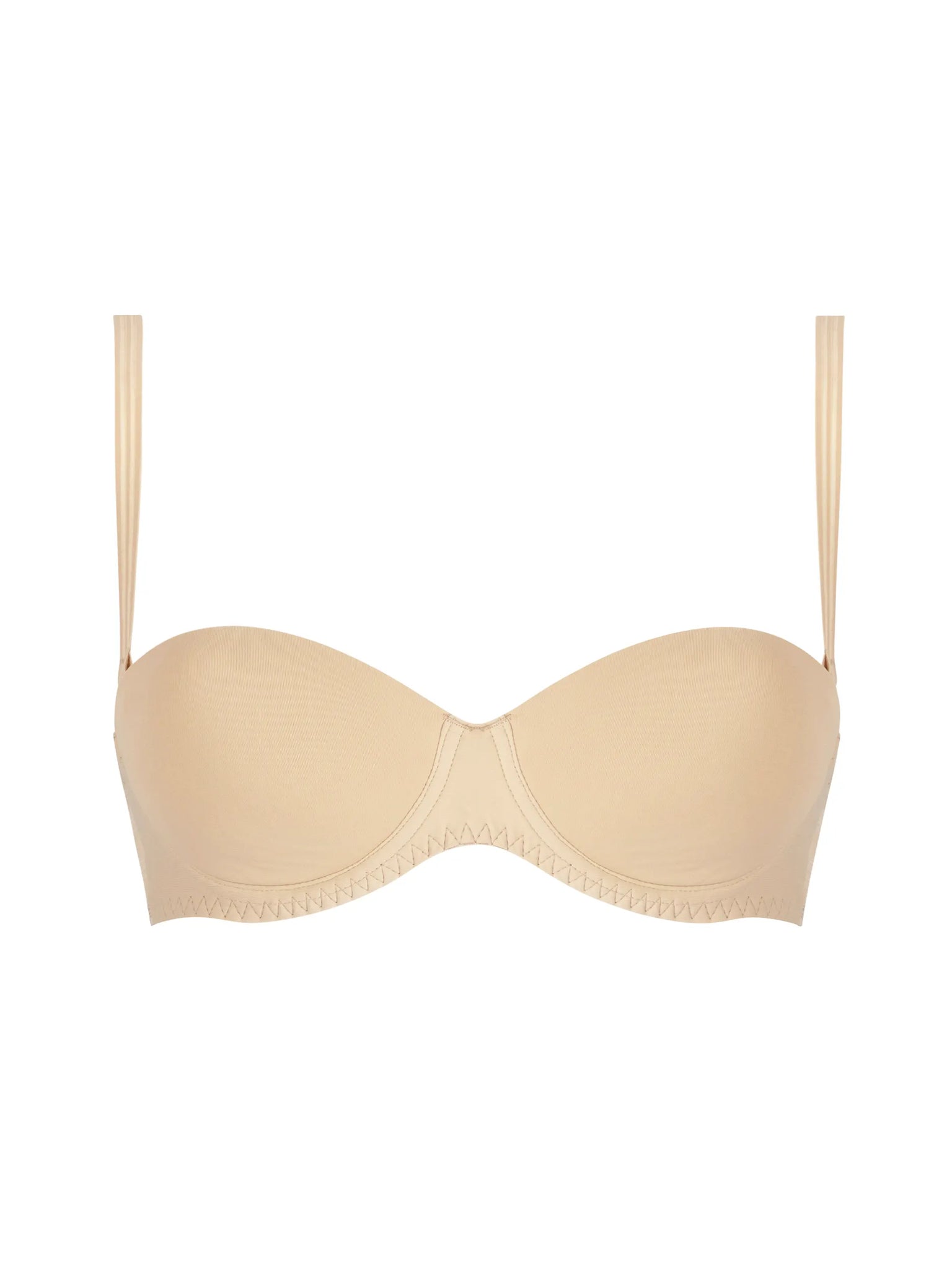 Antigel J14 New Apesanteur Strapless Bra 0005- BLACK/SKIN ROSE