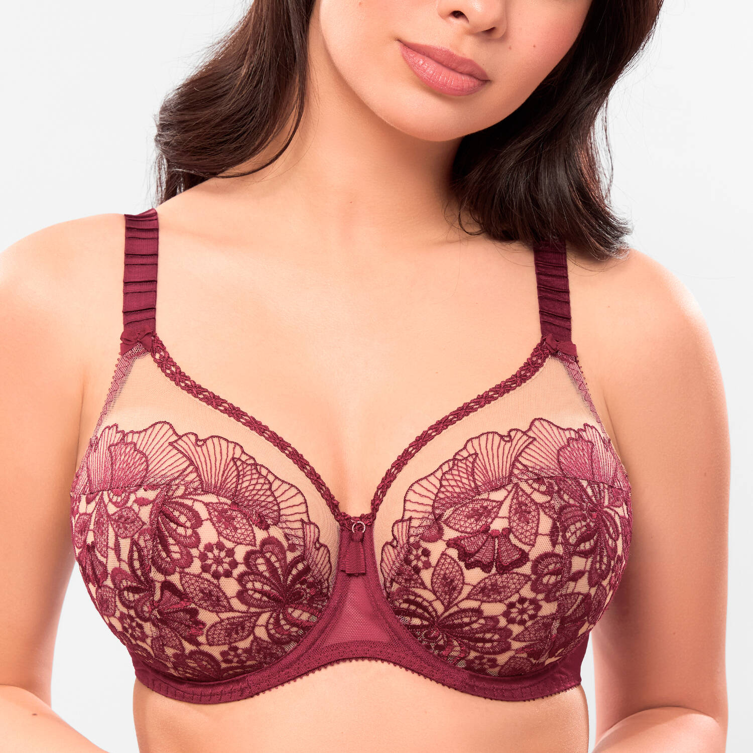 EMPREINTE AGATHE FULL CUP BRA- 07204- AMARANTH