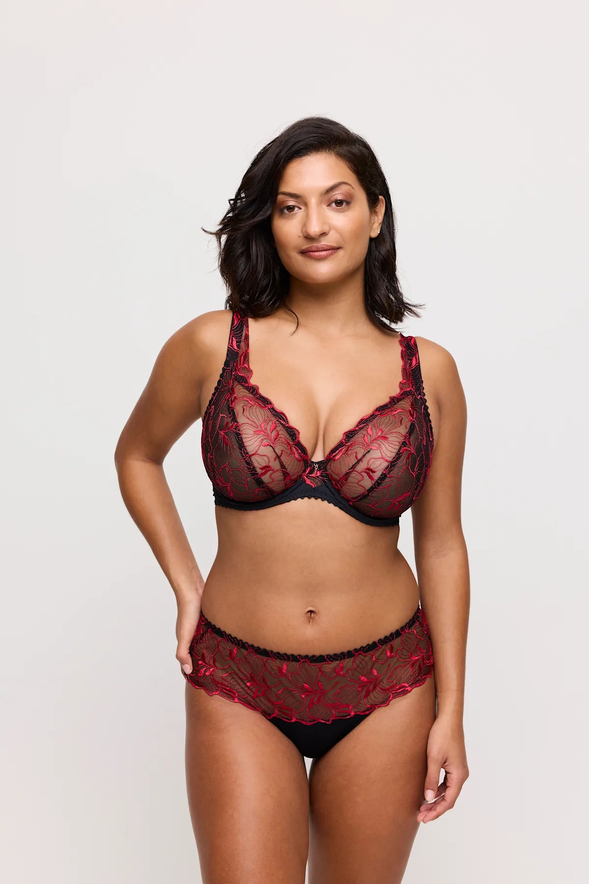 Prima donna Springdale Plunge Bra- 0163474- Black Rose
