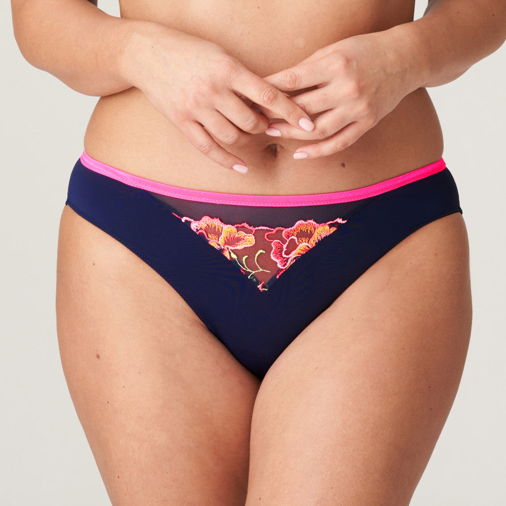 PrimaDonna Devdaha Rio Briefs- Velvet Blue/Very Berry- 0563440