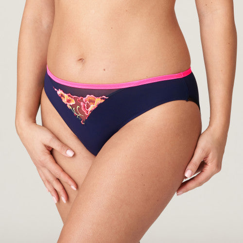 PrimaDonna Devdaha Rio Briefs- Velvet Blue/Very Berry- 0563440