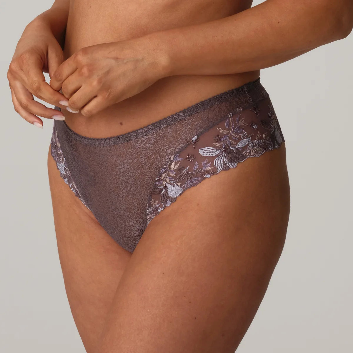 Prima Donna 0663390/0663391- Mohala Thong/Luxury thong- Pink/Eye shadow