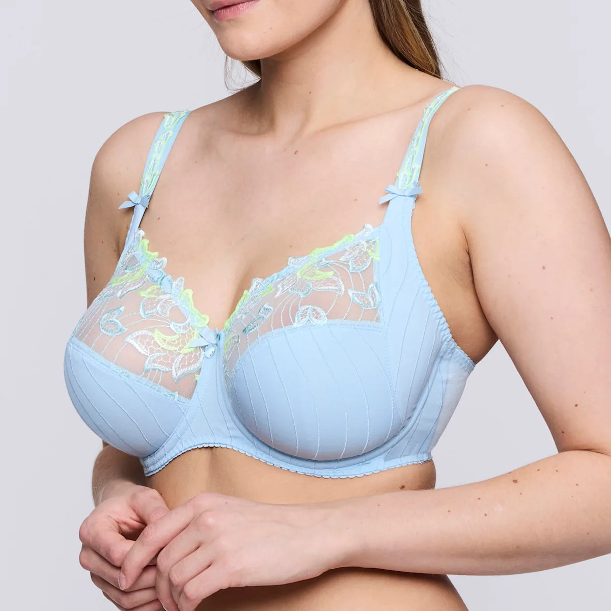 Prima Donna Deauville Full Cup Wire Bra 161810/11- Milky Blue