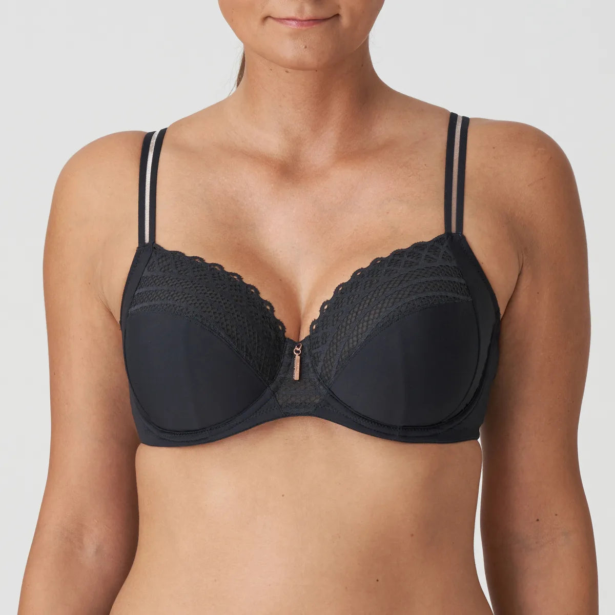 Prima Donna Twist East End- Full Cup Bra- 0141930- Powder rose/Charcoal