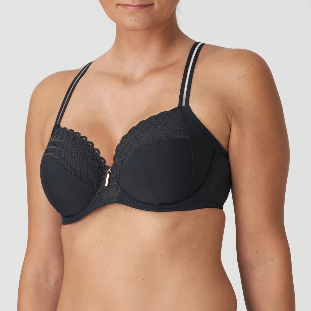 Prima Donna Twist East End- Full Cup Bra- 0141930- Powder rose/Charcoal