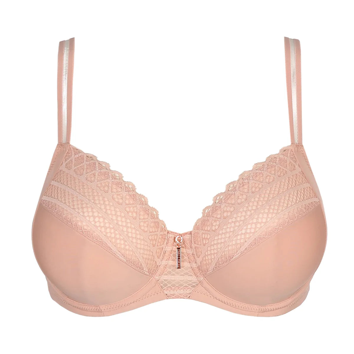 Prima Donna Twist East End- Full Cup Bra- 0141930- Powder rose/Charcoal