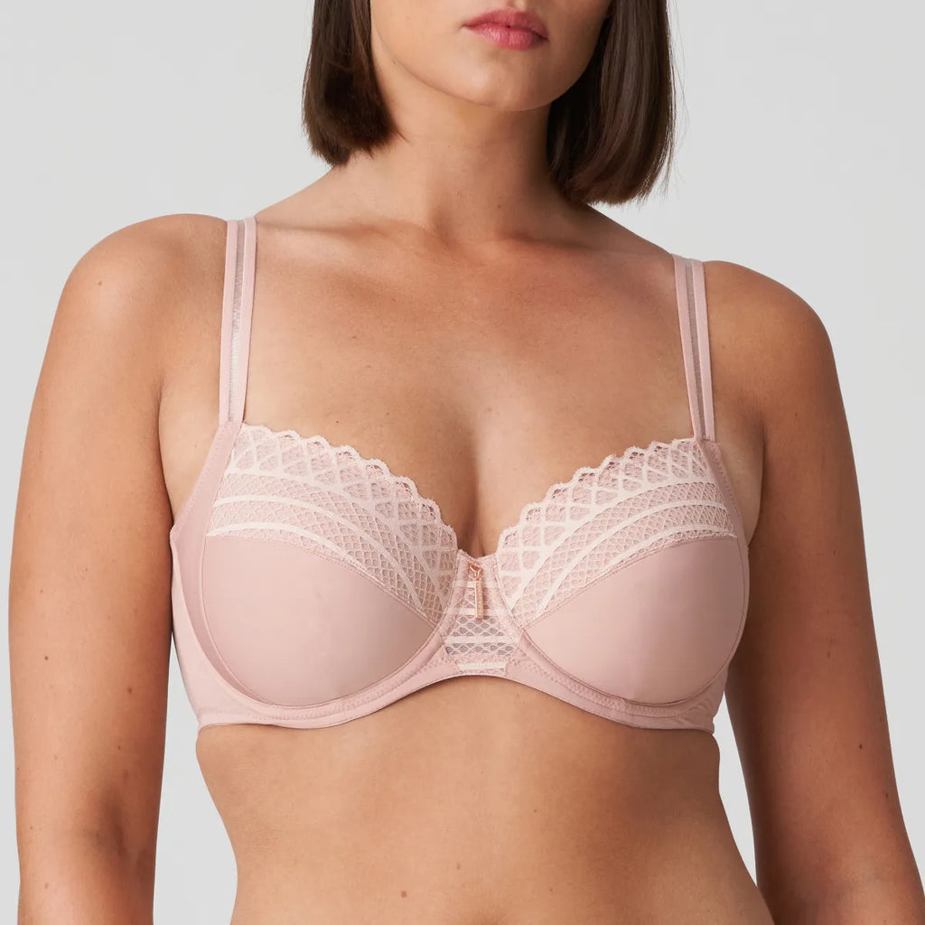 Prima Donna Twist East End- Full Cup Bra- 0141930- Powder rose/Charcoal