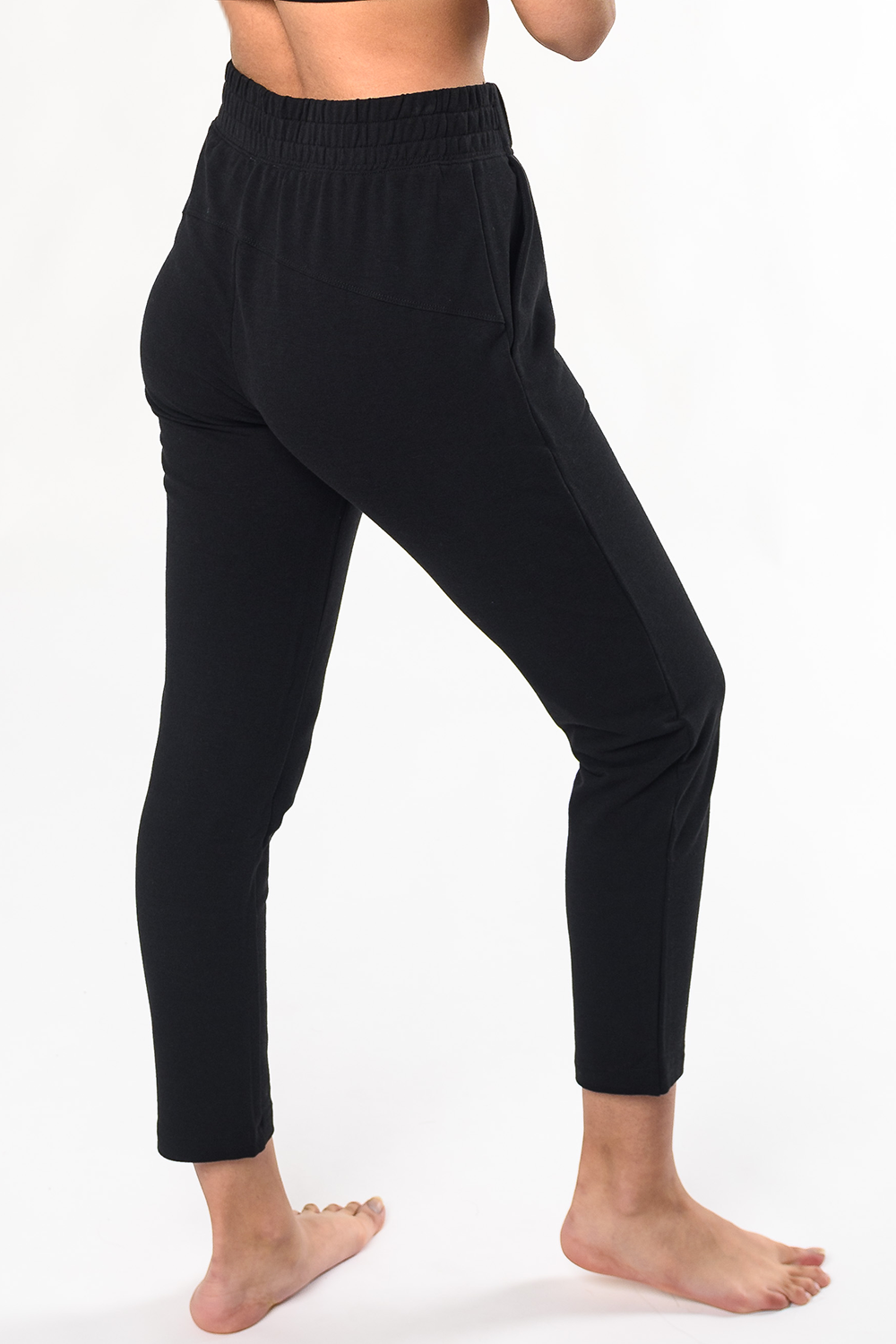 Terrera Giselle Pull On Ankle Pant - Black