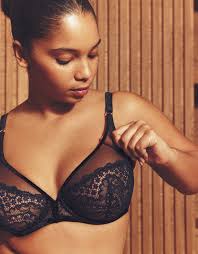 Simone Perele Scenario  Plunging underwired bra- Black- 1E3319