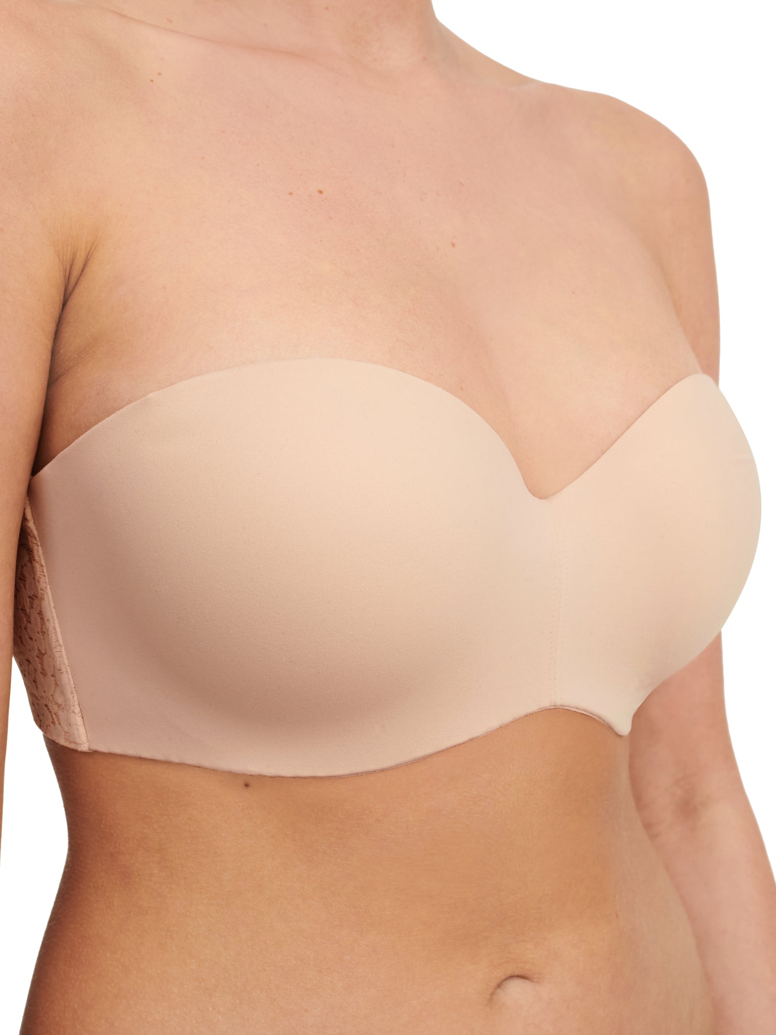 Chantelle- NORAH COMFORT SMOOTH STRAPLESS BRA- Rose- C13F50
