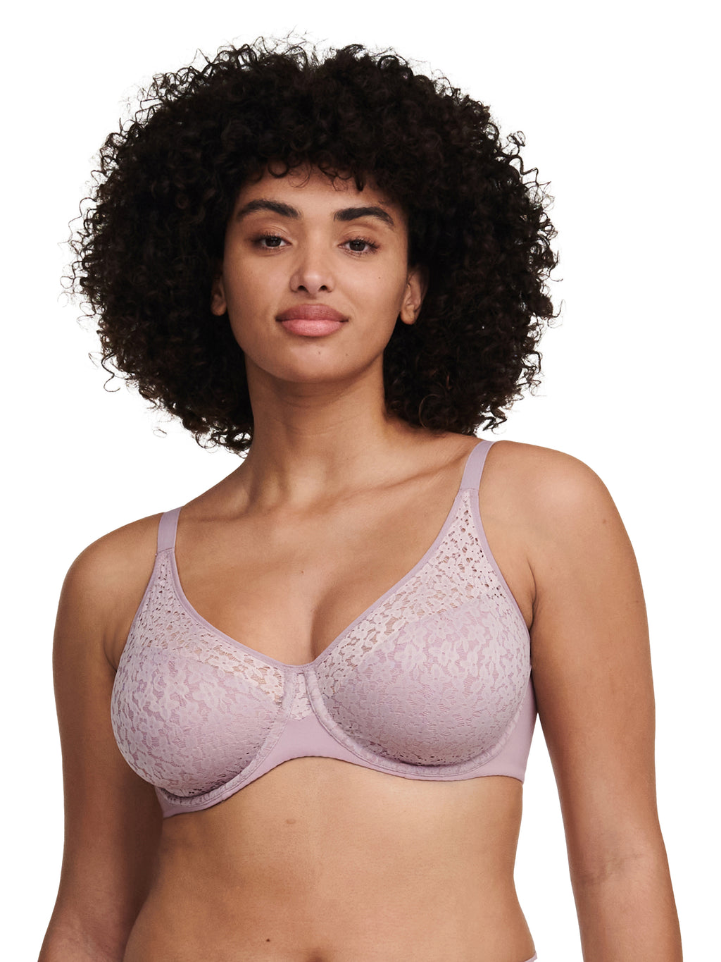 Chantelle Norah Comfort Underwire Bra C13F1- Pale Rose/Tannin