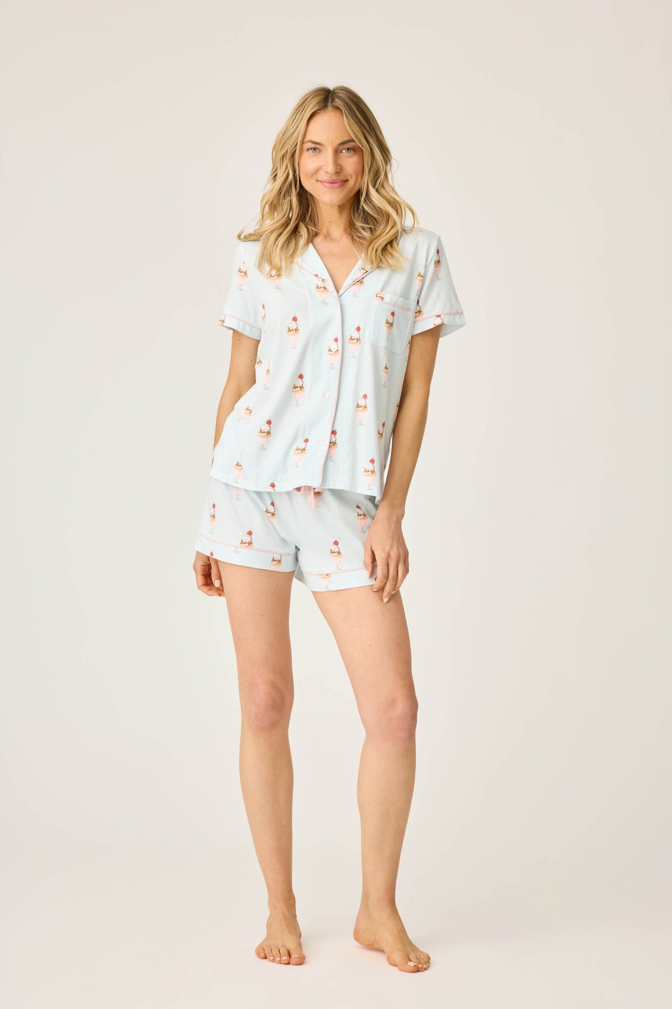 PJ Salvage Sundae Best Shorts set- RTSUPJ- BLUE MIST