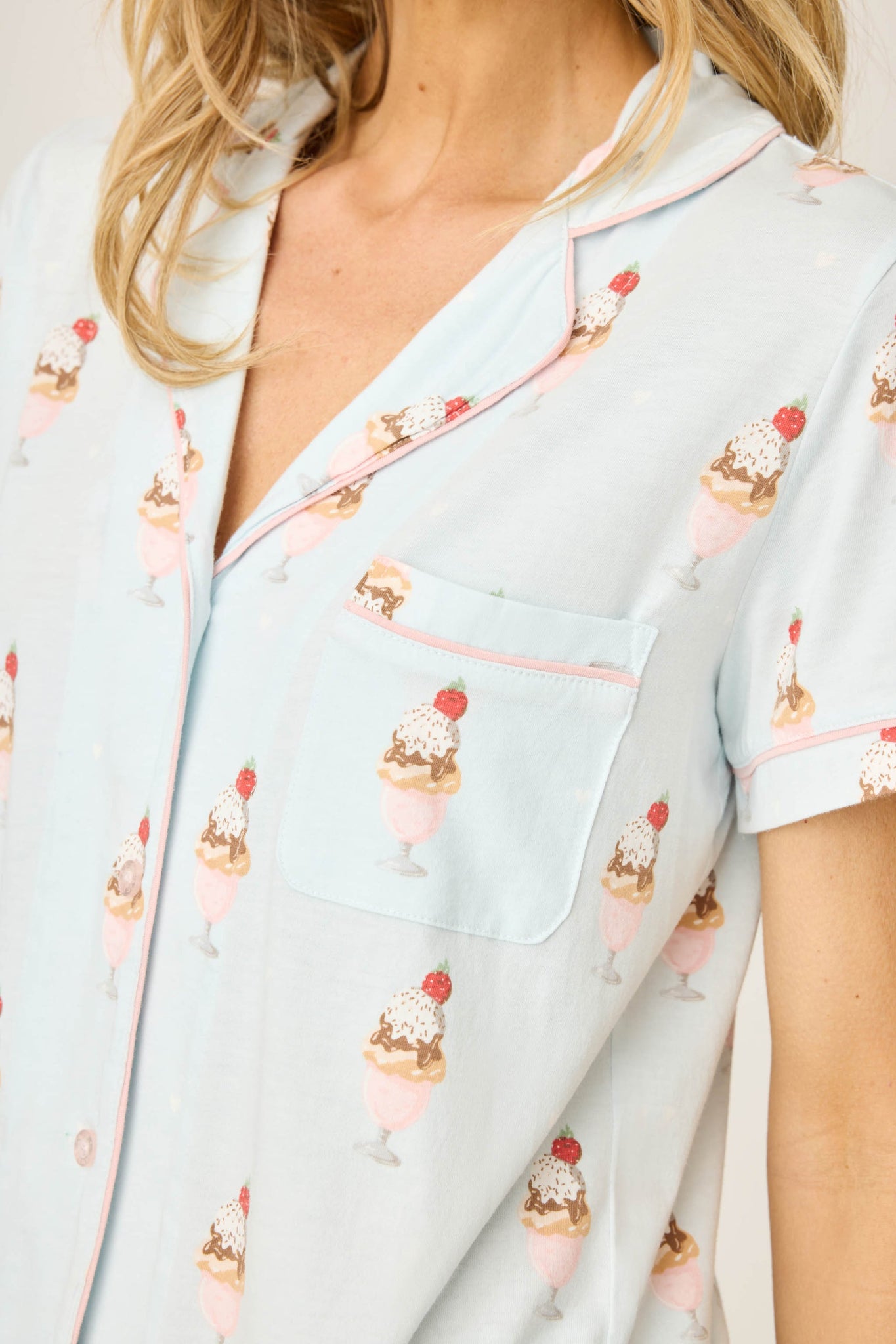 PJ Salvage Sundae Best Shorts set- RTSUPJ- BLUE MIST