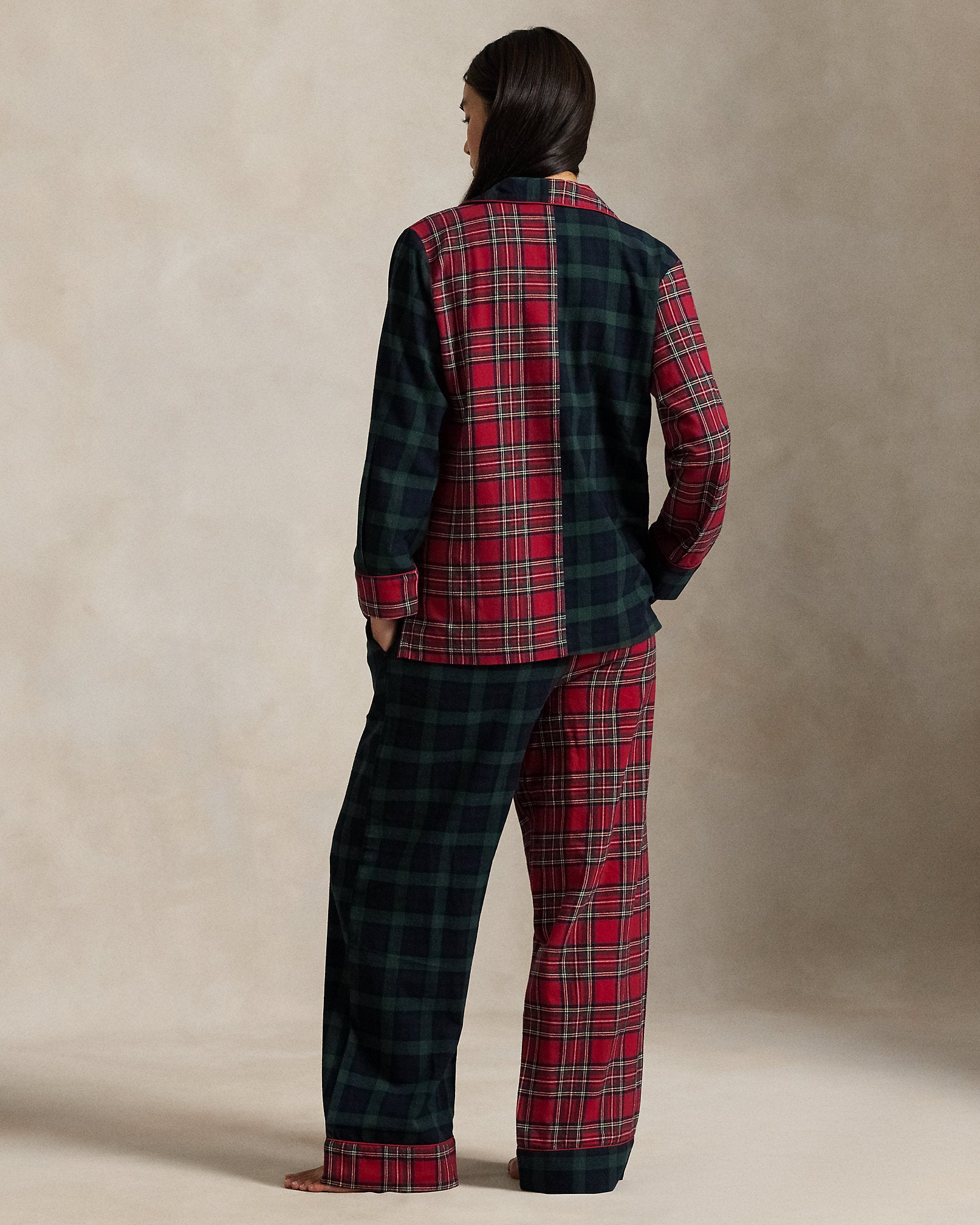 POLO RALPH LAUREN MADISON PJ SET- BLACK WATCH ESTATE- 4P0434