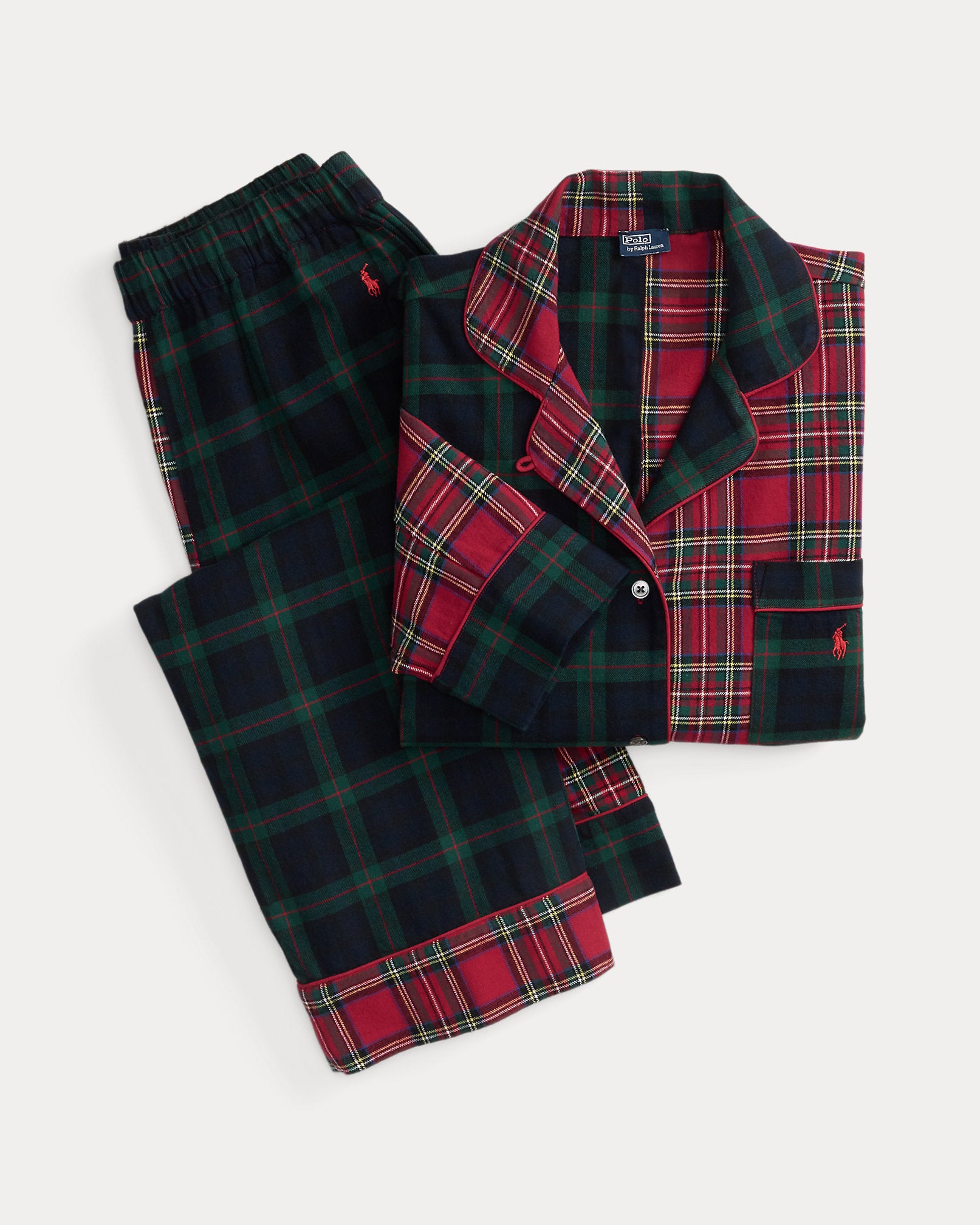 POLO RALPH LAUREN MADISON PJ SET- BLACK WATCH ESTATE- 4P0434