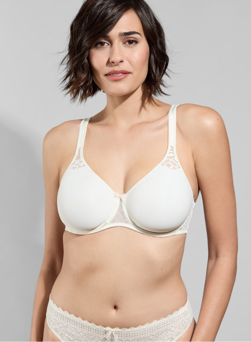 EMPREINTE MELODY Invisible Underwire Bra- 2786- BLACK/CARAMEL/IVORY