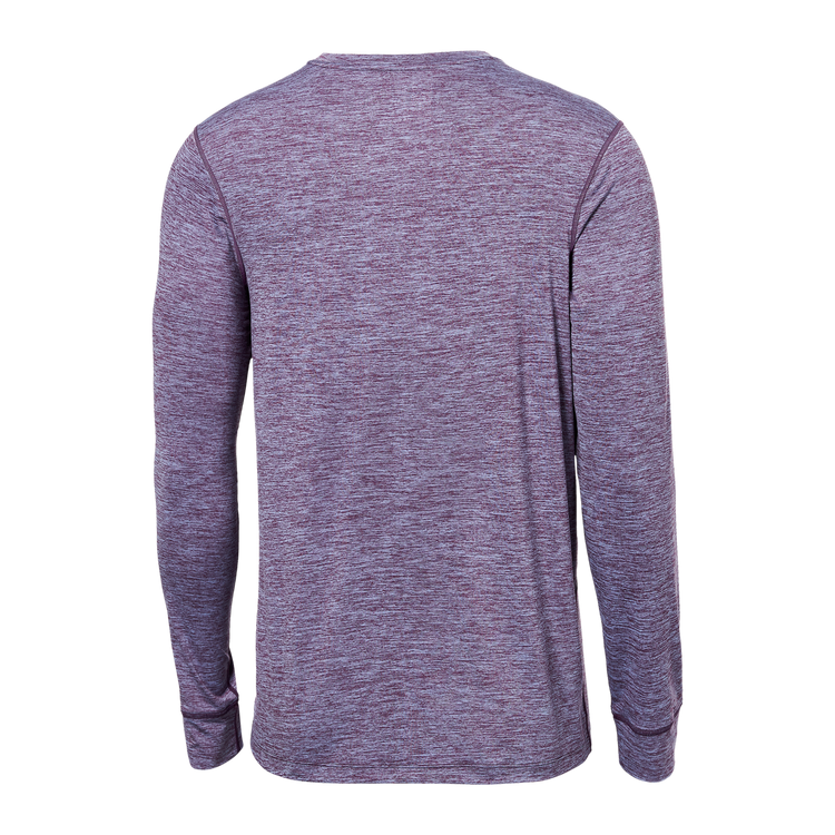 SXLT45- Saxx- DROPTEMP™ ALL DAY COOLING Long Sleeve-Racer Blue Heather