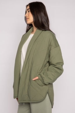 PJ SALVAGE JACKET QUILTED JERSEY- RKQJJ
