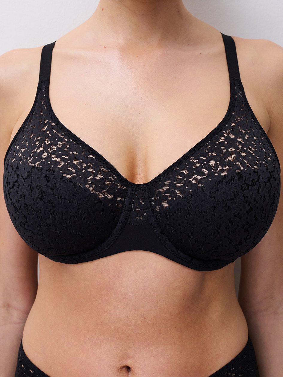 Chantelle Norah Comfort Underwire Bra C13F10- Black