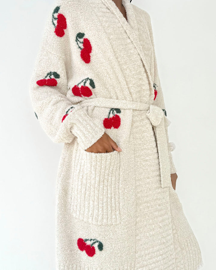 Splendid Fuzzy Yarn Hearts Robe- RPF1515