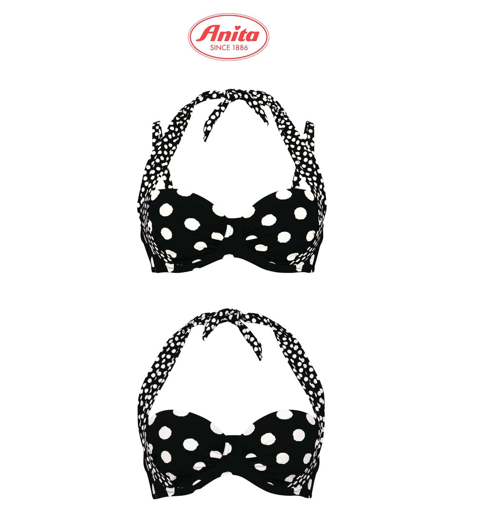 Anita Style Bruna Black white bottom/top - M3 8800