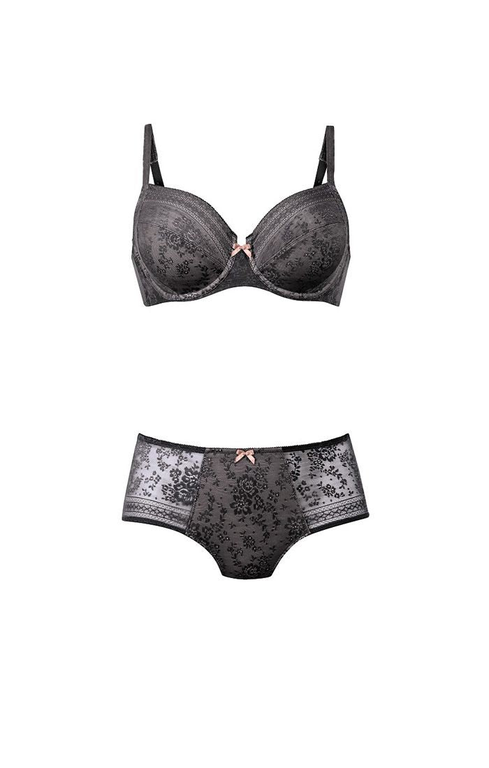 Rosa Faia Fleur Underwire Bra 5653 - Anthracite