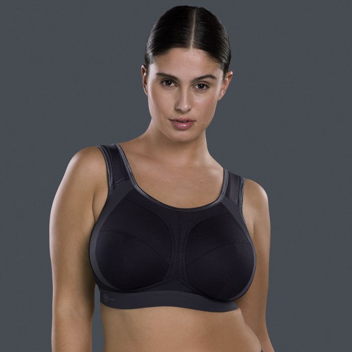 Anita Extreme Control Plus Sports Bra 5567 - Black/Anthracite