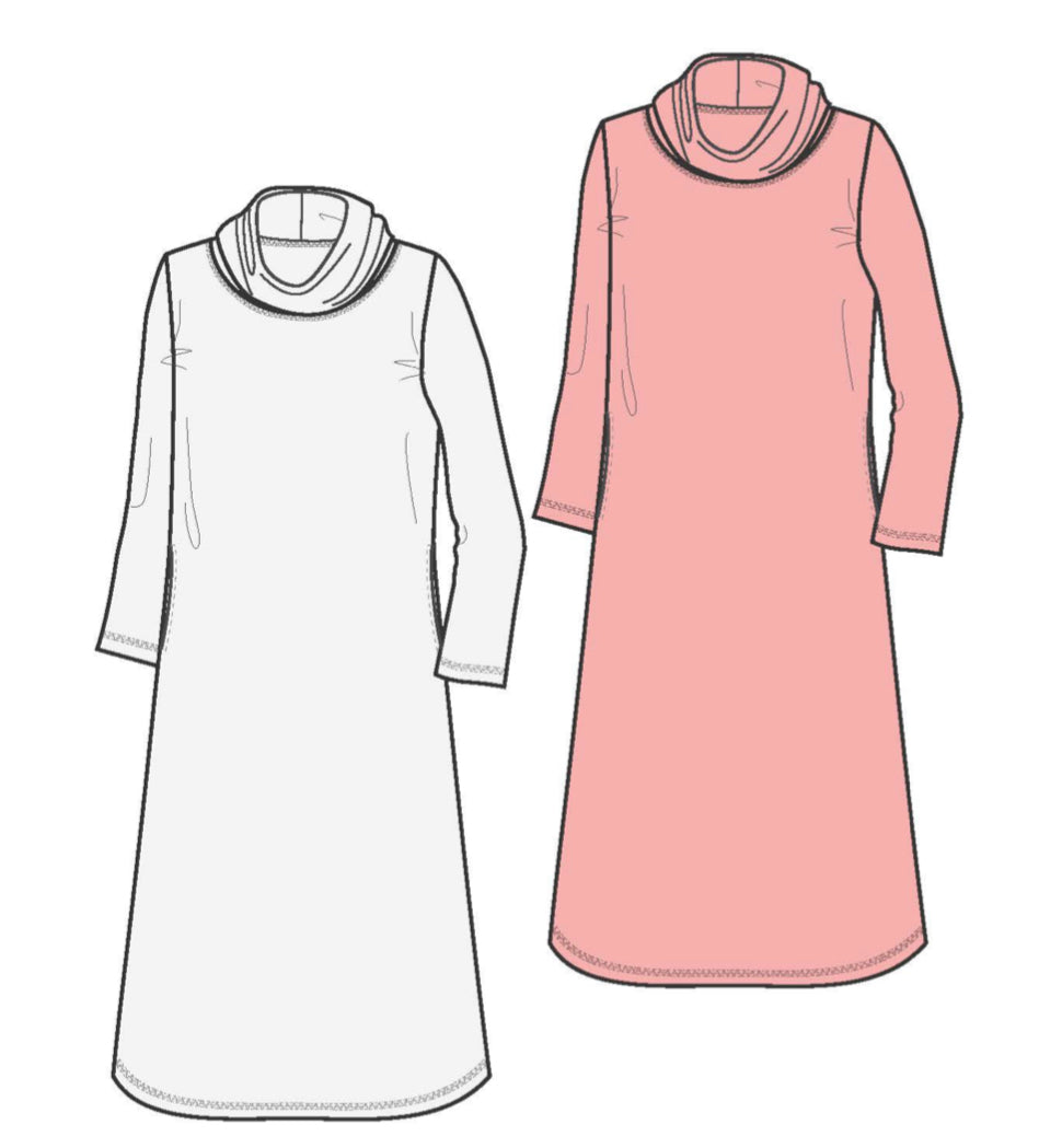 Kayanna Cowl Neck Lounger Ultra Soft Velour N10442