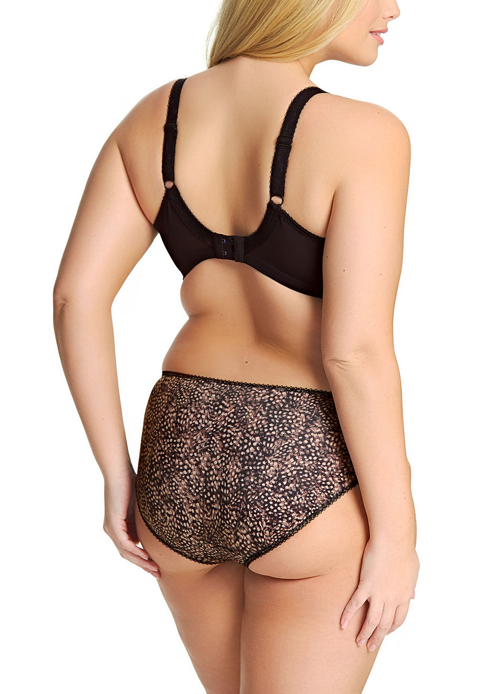 Elomi Morgan Stretch Banded Bra EL4110 - Ebony