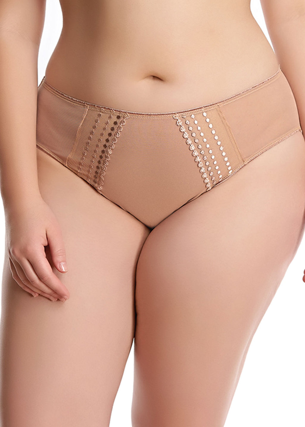 Elomi Matilda Brief - Cafe Au Lait