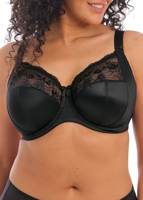 Elomi Morgan Stretch Banded Bra EL4111 - Black