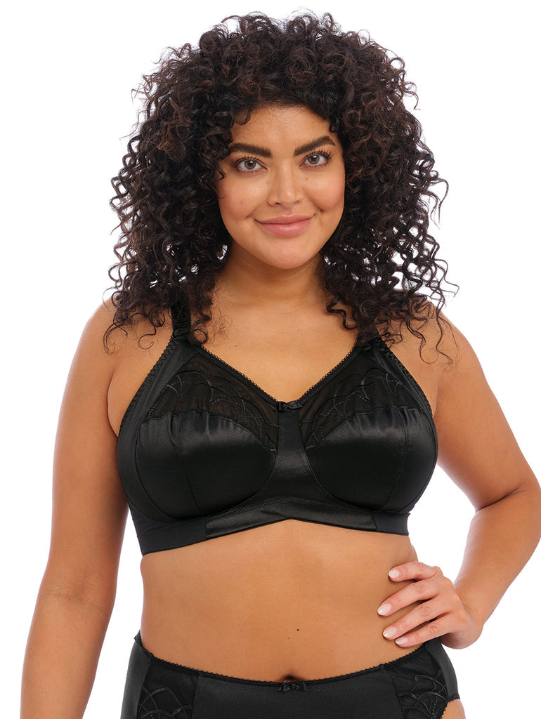 Elomi Cate Soft Cup Bra EL4033 - Latte/Black