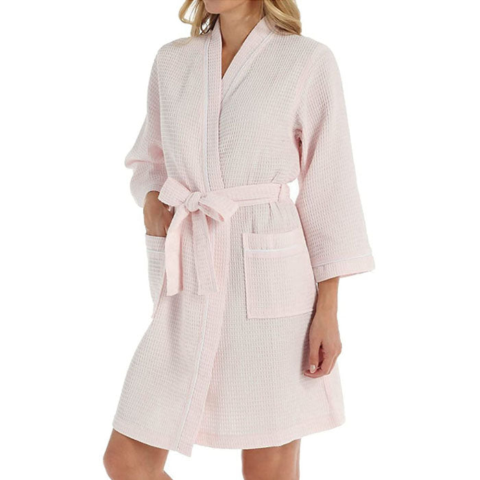 KayAnna Short Waffle Spa Robe S08084