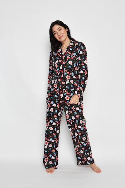 KayAnna F15175 Flannel 2-Piece PJ Set 100% cotton
