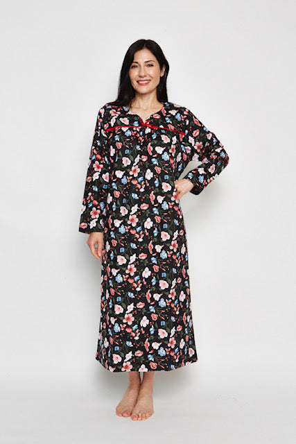 KayAnna Flannel Night Gown- F11435- 100%cotton
