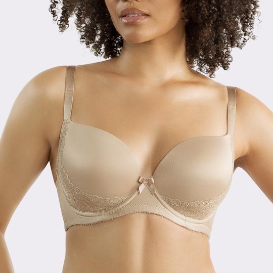 Parfait Casey Plunge Molded T-Shirt Bra 2801 - European Nude
