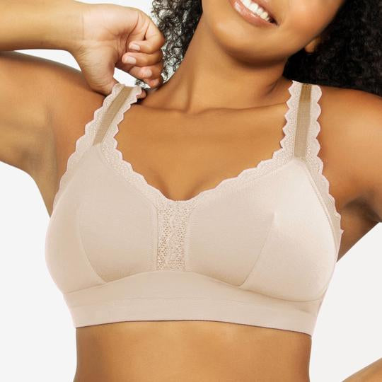 Parfait Dalis Wire Free Bralette P5461 - Bare/Charcoal