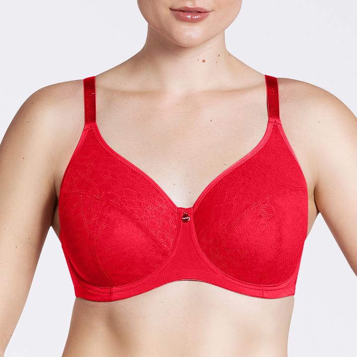 Parfait Enora Minimizer Bra P5272 - Racing Red