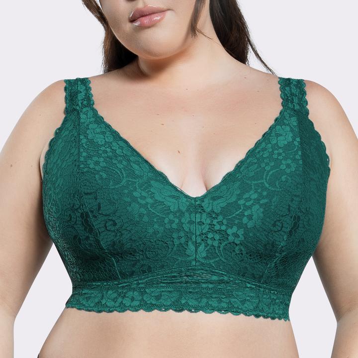 Parfait Adriana Wire Free Lace Bralette P5482 - Emerald