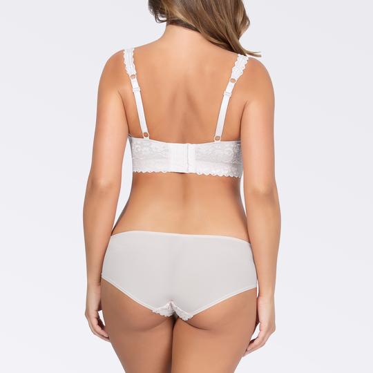 Parfait Adriana Wire Free Lace Bralette P5482 - Pearl White