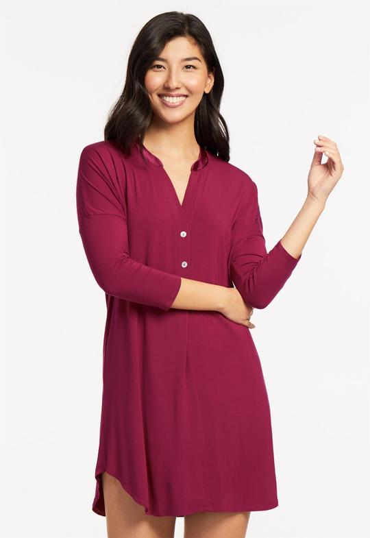 Fleur't Dolman 3/4 Sleeve Nightshirt 6004
