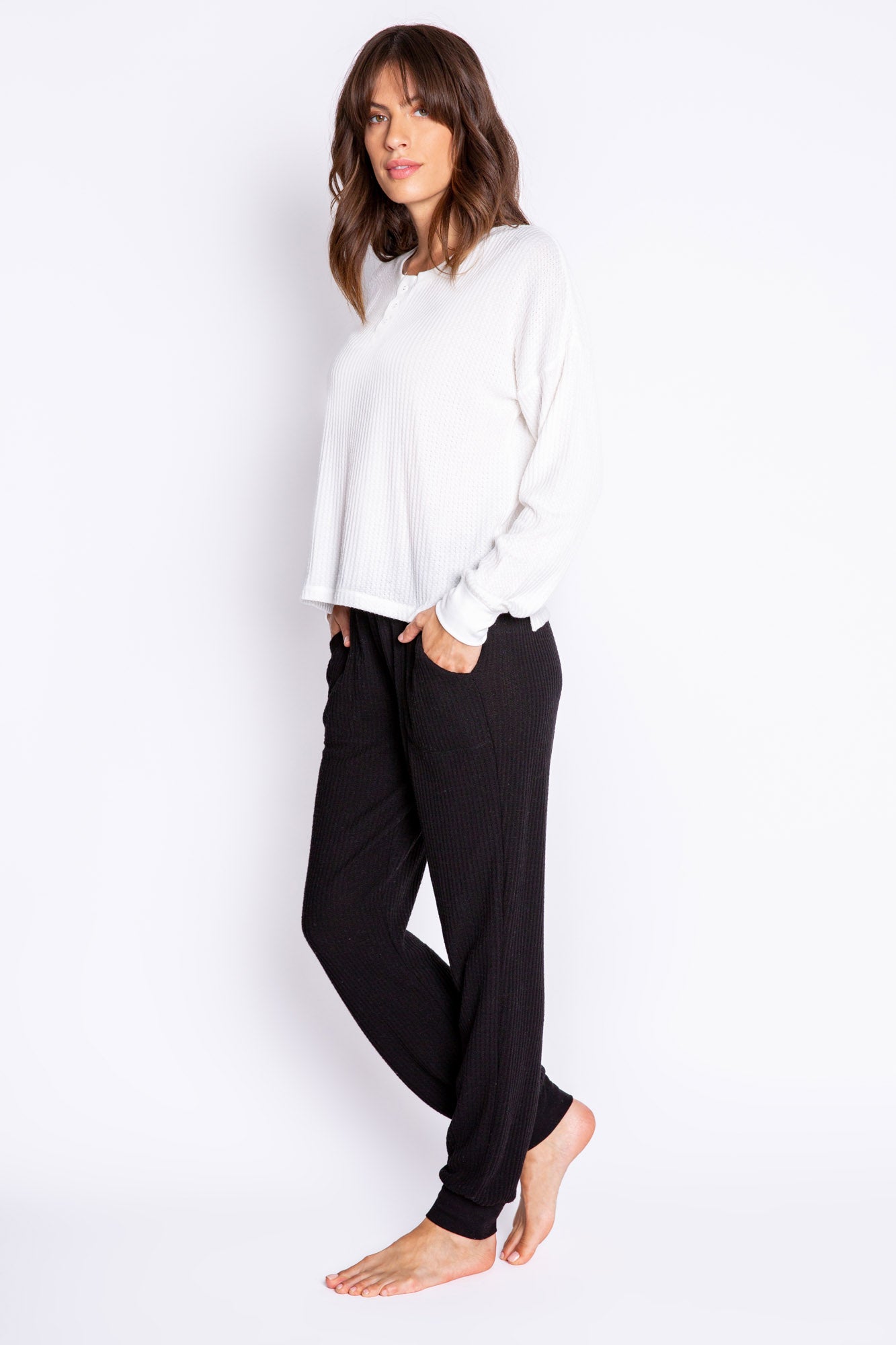 PJ Salvage - Plush and Thermal Bandpant