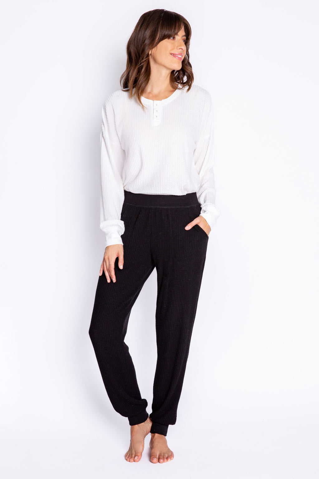 PJ Salvage - Plush and Thermal Bandpant