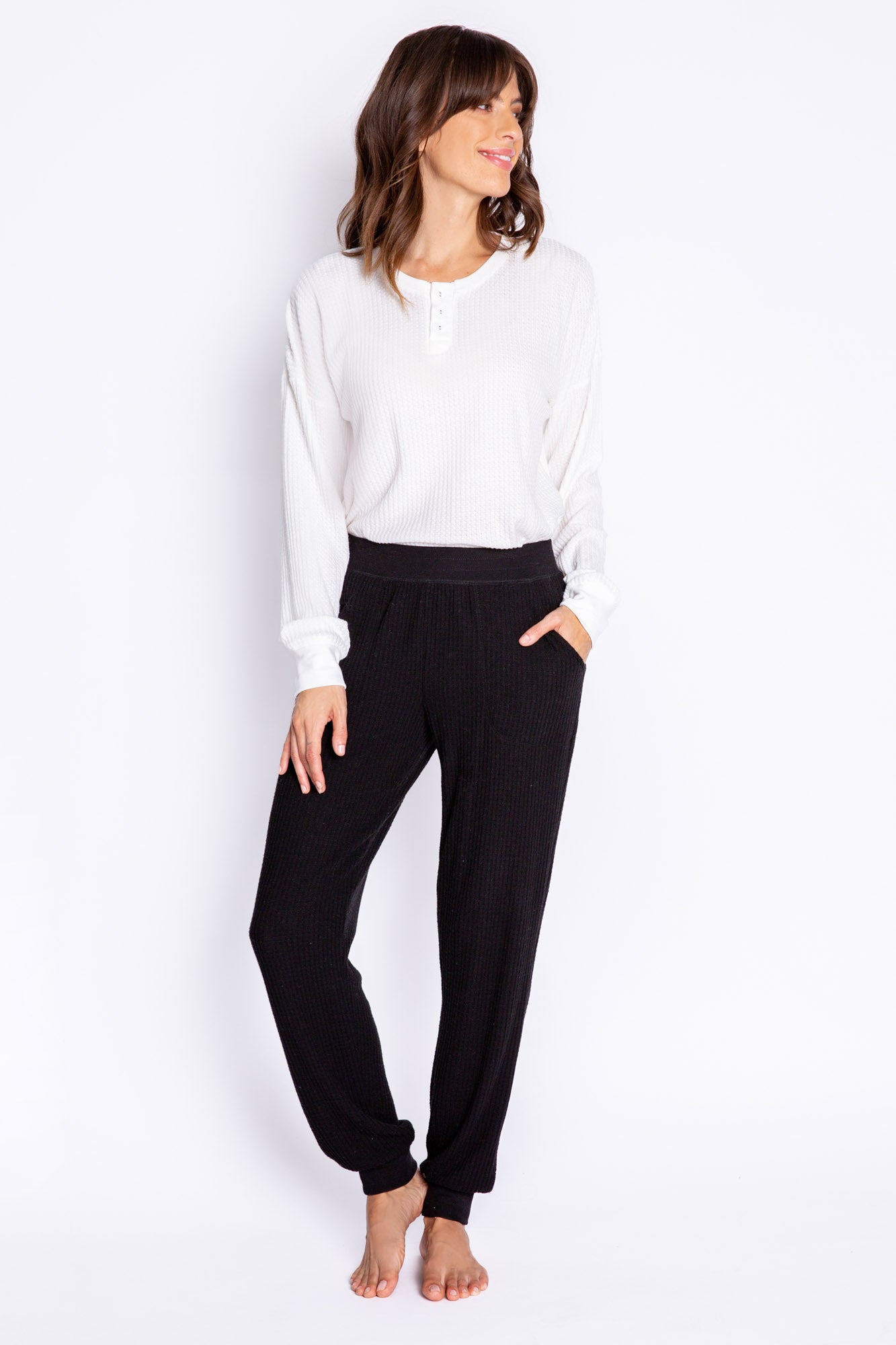 PJ Salvage - Plush and Thermal Bandpant