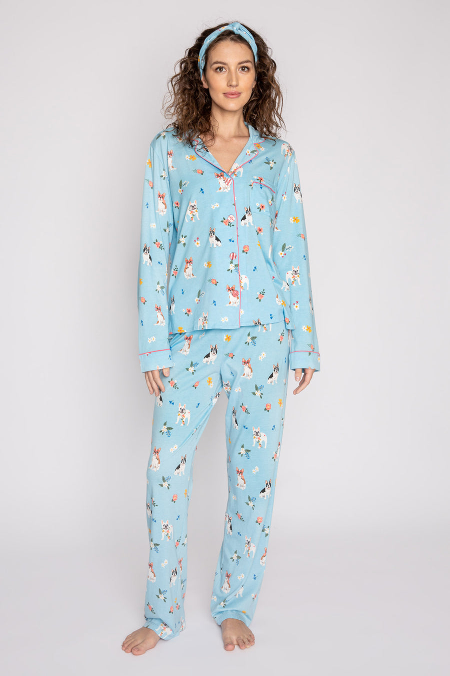 P.J.Salvage Playful Prints drinks/Print dogs PJ set- RHPLPJ