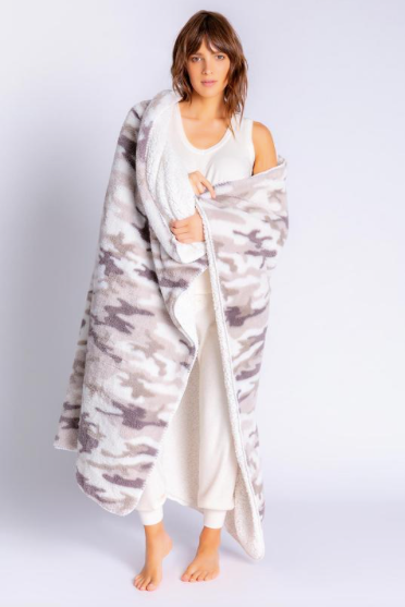 PJ Salvage - Cozy Camo Blanket