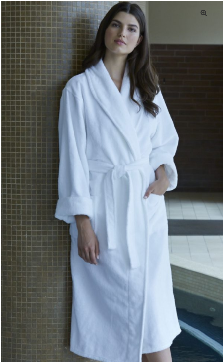 Kayanna / Mansfield - Classic Terry Collar Robe M116