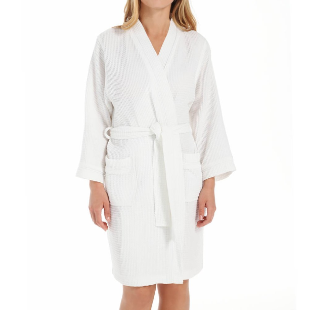 KayAnna Short Waffle Spa Robe S08084